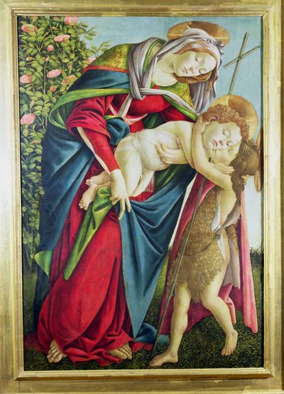 Madonna and Child with St. John the Baptist by Sandro Botticelli